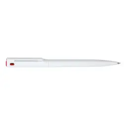 Długopis VERMONT, biały, czerwony