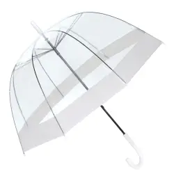 Parasol HONEYMOON - kolor biały/transparentny
