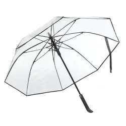 Automatyczny parasol VIP - kolor czarny/transparentny