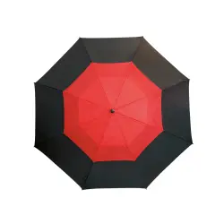 Parasol golf MONSUN czarny/czerwony