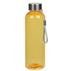 Plastikowa butelka PLAINLY - kolor żółty