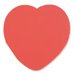 Naklejki w kształcie serca IN LOVE kolor czerwony