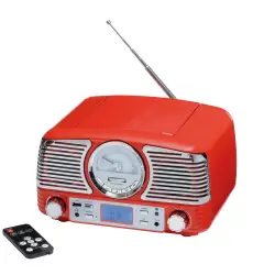 Rejestrator radiowy CD DINER kolor czerwony