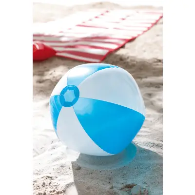 Piłka plażowa ATLANTIC biały/jasnoniebieski