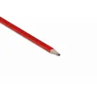 Maderos - Ołówek stolarski z linijką - Kolor czerwony