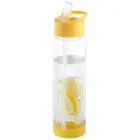 Butelka z koszyczkiem Tutti frutti - kolor żółty