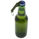 Brelok aluminiowy Tao z otwieraczem do butelek i puszek - kolor zielony