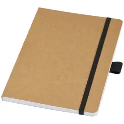 Berk notatnik z papieru z recyklingu kolor czarny