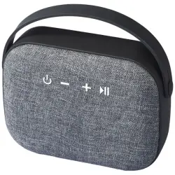 Materiałowy głośnik Bluetooth® - kolor czarny