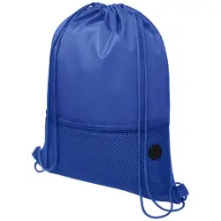 Siateczkowy plecak Oriole ściągany sznurkiem - kolor niebieski