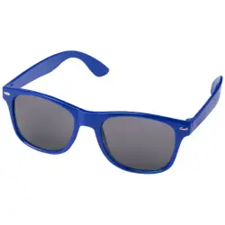 Okulary przeciwsłoneczne z plastiku PET z recyklingu Sun Ray - kolor niebieski