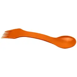 Łyżka, widelec i nóż Epsy 3 w 1 - kolor pomarańczowy