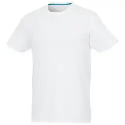Męski t-shirt Jade z recyklingu kolor biały / L