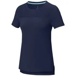 Borax luźna koszulka damska z certyfikatem recyklingu GRS kolor niebieski / L