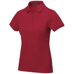 Damska koszulka polo Calgary - rozmiar  XL - kolor czerwony