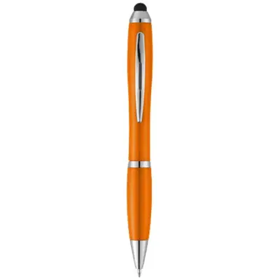 Długopis ze stylusem Nash - kolor pomarańczowy