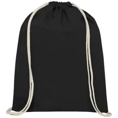 Plecak bawełniany premium Oregon - kolor czarny