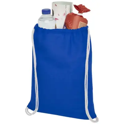 Plecak bawełniany premium Oregon - kolor niebieski