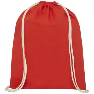 Plecak bawełniany premium Oregon - kolor czerwony