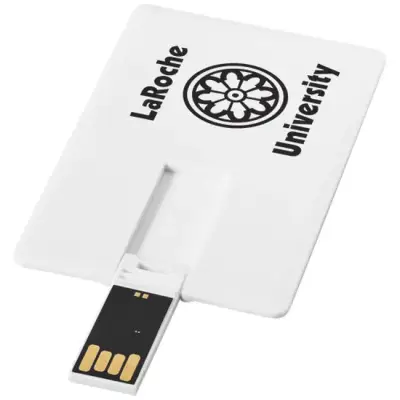 Karta z pamięcią USB slim 4GB - kolor biały