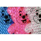 Brelok odblaskowy Teddy  - kolor transparentny