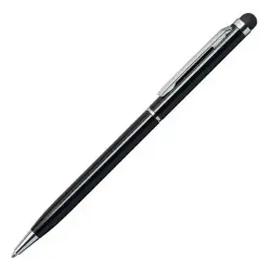 Długopis aluminiowy Touch Tip  - kolor czarny