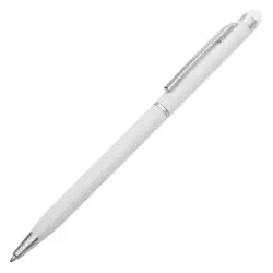 Długopis aluminiowy Touch Tip  - kolor biały