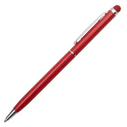 Długopis aluminiowy Touch Tip - kolor ciemnoczerwony
