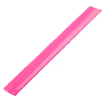 Opaska odblaskowa 30 cm  - kolor różowy