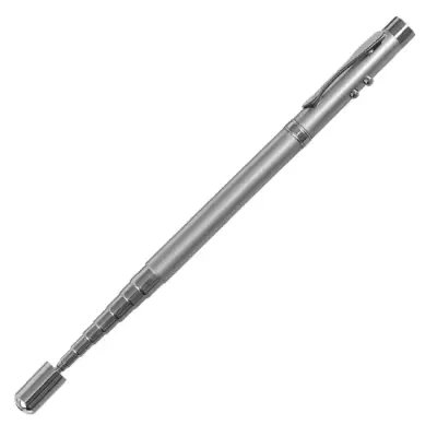 Długopis 4-funkcyjny Pointer ze wskaźnikiem laserowym  - kolor srebrny