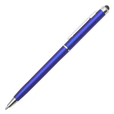 Długopis plastikowy Touch Point  - kolor niebieski