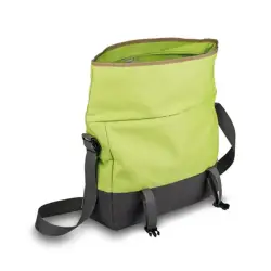 Poliestrowa torba na ramię kolor jasno zielony