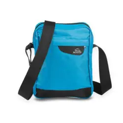 Nylonowa torba na ramię kolor błękitny