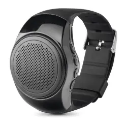 Przenośny głośnik w kształcie zegarka kolor czarny