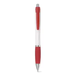 Długopis z uchwytem antypoślizgowym kolor czerwony