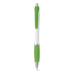 Długopis z uchwytem antypoślizgowym kolor jasno zielony