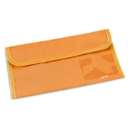 Podróżna torba na dokumenty kolor pomarańczowy