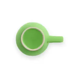 Kubek ceramiczny 370 ml kolor jasno zielony