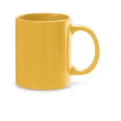 Kubek ceramiczny 350 ml kolor żółty
