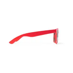 Okulary przeciwsłoneczne rPET kolor czerwony