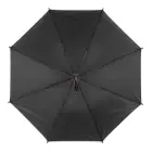 Czarny parasol reklamowy