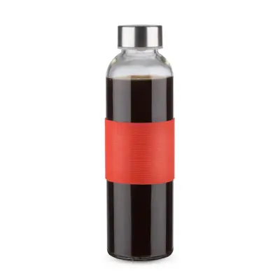Butelka szklana GLASSI 520 ml - czerwona