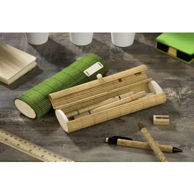 Piórnik bambusowy naturalny