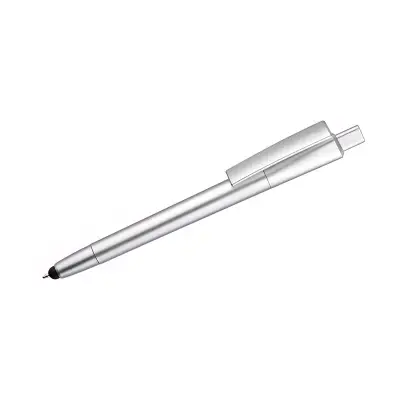Długopis touch ANGI - srebrny