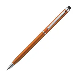 Długopis plastikowy touch pen - kolor pomarańczowy