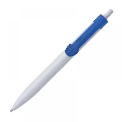Długopis plastikowy CrisMa Smile Hand - kolor niebieski