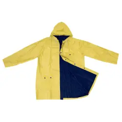 Płaszcz przeciwdeszczowy - kolor żółto-granatowy