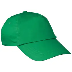 Czapka bawełniana z daszkiem - kolor zielony