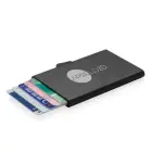 Czarne etui na karty z ochroną RFID C-Secure