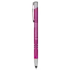 Długopis i touch pen - różowy
